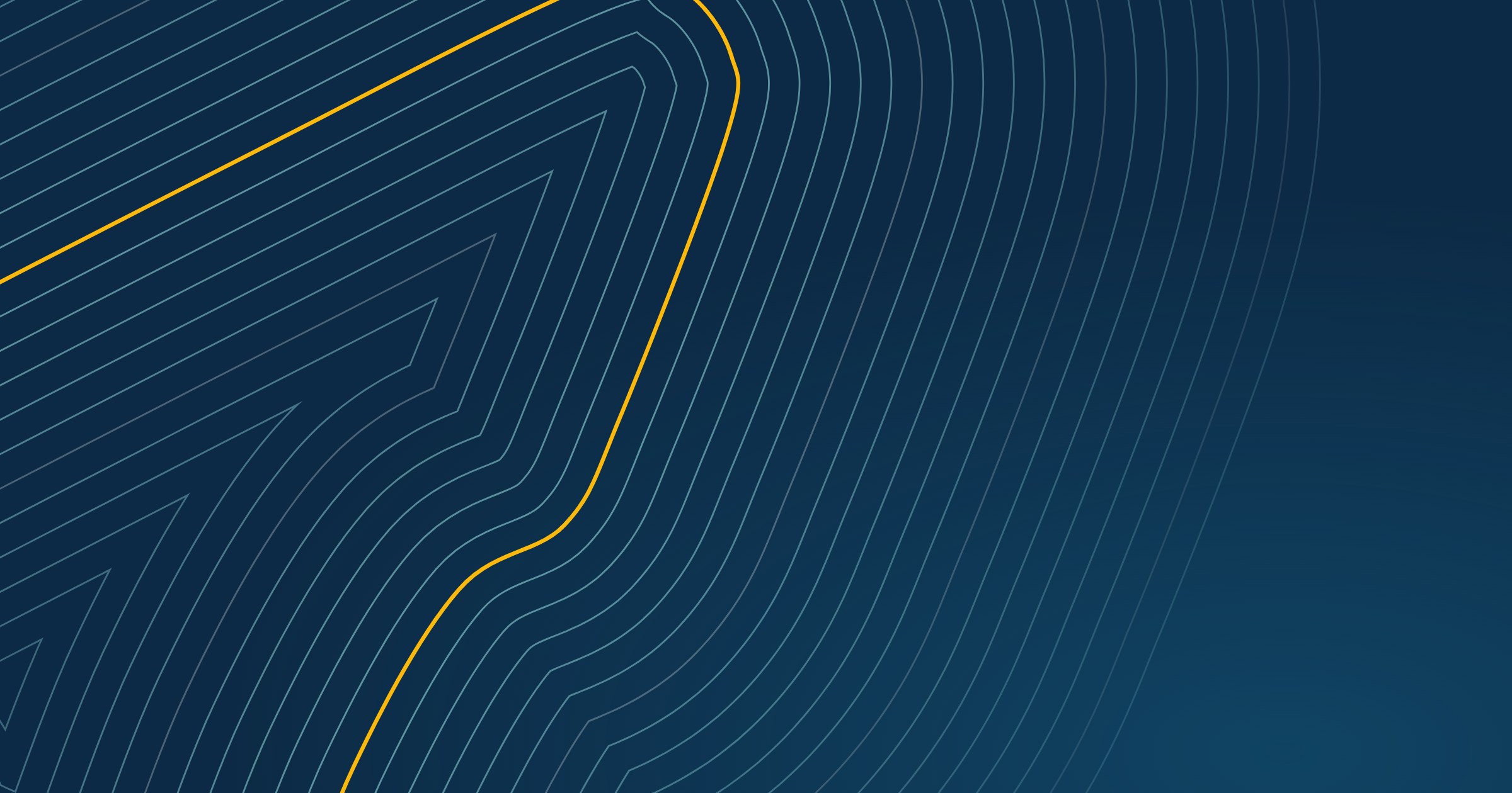 Abstract light blue contour lines tracing the old Oran Park Raceway on a navy background, with a yellow line marking the circuit